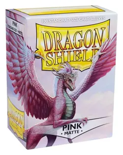 Dragon Shield Matte Pink Sleeves 100ct - Standard Size - MTG Pokemon TCG - Image 1