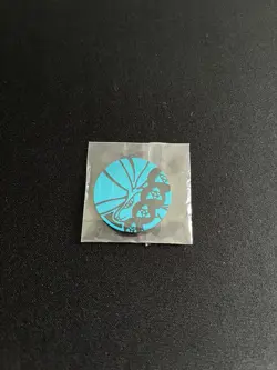 SEALED Calyrex Coin Japanese Rare Pokemon Nintendo Official Blue Mirror Shiny - Image 1