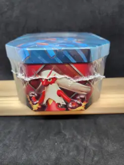 NEW Pokemon SWAMPERT EX Tin 2015 Factory Sealed Collector TCG Hoenn Power 4 Pack - Image 5