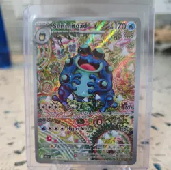 Seismitoad 105/086 2025 Black Bolt Illustration Rare Pokemon TCG Pack Fresh - Image 5