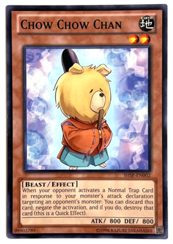 YuGiOh! - Chow Chow Chan - SHSP-EN002 - Unlimited - Common - Image 1