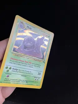 Muk 13/62 PL Holo Rare Fossil Set Pokemon Card Vintage 1999 WOTC 4 - Image 3