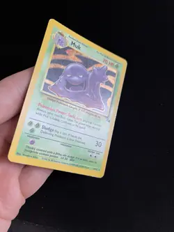 Muk 13/62 PL Holo Rare Fossil Set Pokemon Card Vintage 1999 WOTC 4 - Image 4