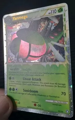 Yanmega Prime 98/102 HGSS Triumphant English - Pokemon Trading Card - LP - Image 2