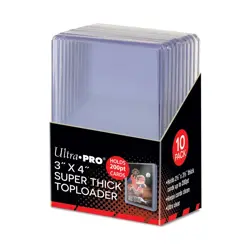 Ultra Pro Card Sleeves 3" x 4" Super Thick Toploader (10) SW (New) - Image 1