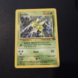 Pokemon Card - Scyther 26/64 Non Holo Rare Jungle Set WOTC - Image 1