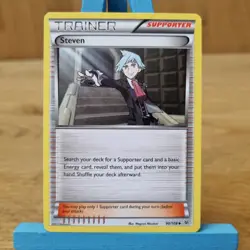 Steven 90/108 Roaring Skies Pokemon Card - Image 1