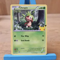 Chespin 6/25 McDonalds 25th Anniversary Promo Pokemon Card Non Holo - Image 1