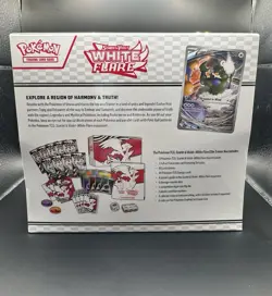 Pokemon Black Bolt and White Flare Elite Pokemon Center Trainer Box ETB Set of 2 - Image 3