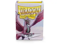 Dragon Shield - Matte Sleeves 100 Box - CCG Card Deck - Pink - AT011012 - Image 1