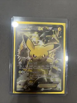 Pikachu EX XY124 Black Star Promo 2016 Holo Pokemon Card TCG - Image 1