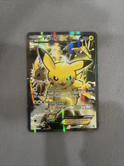 Pikachu EX XY124 Black Star Promo 2016 Holo Pokemon Card TCG - Image 2
