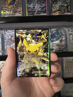 Pikachu EX XY124 Black Star Promo 2016 Holo Pokemon Card TCG - Image 1