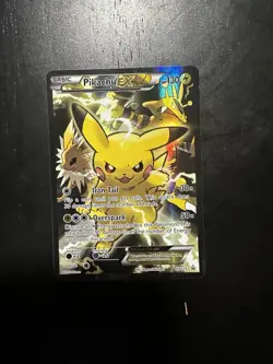 Pikachu EX XY124 Black Star Promo 2016 Holo Pokemon Card TCG - Image 2