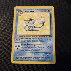 Pokemon Card - Vaporeon 28/64 Non Holo Rare Jungle Set WOTC - Image 1