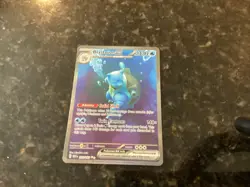 Pokemon TCG Blastoise EX Card 200/165 151 Pack Fresh Secret Illustration Rare - Image 1