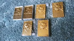 Pokemon 23K Gold Plated Trading Card 1999-Burger King 6 MEWTWO TOGEPI POLIWRATH - Image 3