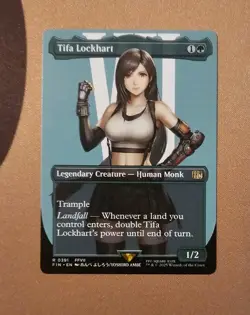 MTG Tifa Lockhart (Borderless) x1 NM from Final Fantasy - Image 1