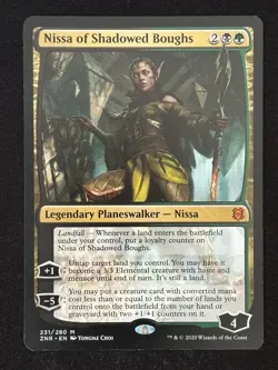 1x MTG Nissa of Shadowed Boughs - Zendikar Rising (ZNR) #231 - Magic - Image 1