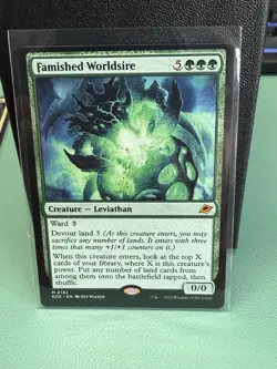 Famished Worldsire #0182 MTG Edge of Eternities Magic The Gathering - Image 1