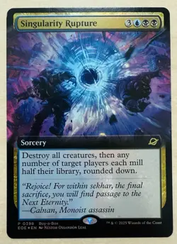Singularity Rupture - #398 Foil Buy a Box Promo - MTG: Edge Of Eternities [NM] - Image 1