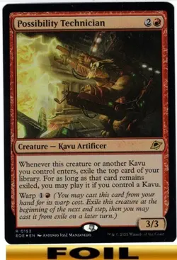 1x - Possibility Technician - FOIL - Edge of Eternities - NM MTG - Image 1