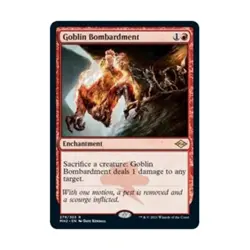 WOTC MtG Modern Horizons 2 Goblin Bombardment (R) NM - Image 1