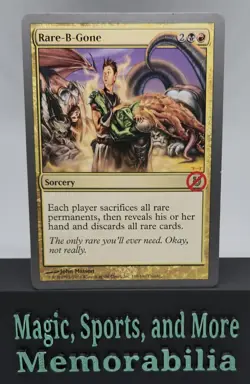 MTG Rare-B-Gone Unhinged Regular Rare Black Red Magic The Gathering LP - Image 1