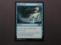 2018 MTG U Instant "Bone to Ash" NM+ Magic Card #047 M19 COUNTER DRAW - Image 1