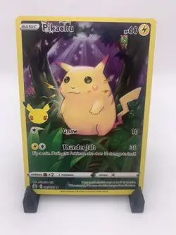 POKEMON CARD Pikachu CELEBRATIONS FULL ART 2021 Pokemon PIKACHU Card TCG CCG Art - Image 1