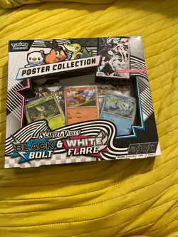 Pokemon TCG Scarlet & Violet 10.5 Unova Poster Collection Box. IN HAND - Image 1