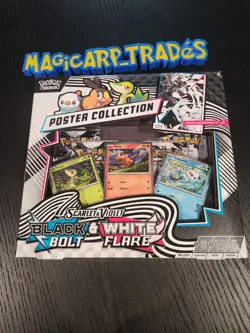 Pokemon TCG Scarlet & Violet 10.5 Unova Poster Collection Box. IN HAND - Image 3