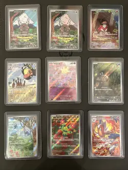Japanese SV Era Pokemon Art Rare Lot of 34 NM - Image 1