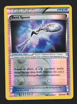 2016 Pokemon XY Fates Collide Bent Spoon Reverse Holo #93/124 - Image 1