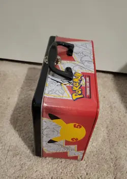 Pokemon Celebrations 25th Anniversary Lunchbox Tin Pikachu EMPTY No Boosters - Image 2