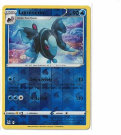 Pokemon TCG Sword & Shield Lost Origin 041/196 Lumineon Reverse Holo Uncommon - Image 1