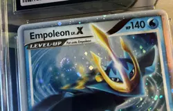 Pokemon Empoleon Lv.X 120/130 Poke Body Error CGC 9 MINT SWIRL🌀 Diamond & Pearl - Image 4