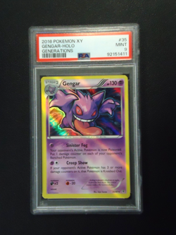 2016 POKEMON Gengar 35/83 XY Generations Holo PSA MINT 9 - Image 1