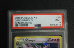 2016 POKEMON Gengar 35/83 XY Generations Holo PSA MINT 9 - Image 2