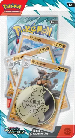 Pokemon TCG: Scarlet and Violet Journey Together Premium Checklane Rhyperior - Image 1