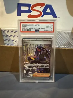 2023 POKEMON OBF EN-OBSIDIAN FLAMES SPECIAL ILLUSTRATION RARE #226 GEETA PSA 10 - Image 1