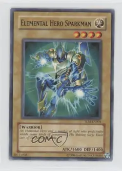 Elemental HERO Sparkman YuGiOh The Lost Millenium #TLM-EN004 2005 0xr2 - Image 1