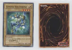 Elemental HERO Sparkman YuGiOh The Lost Millenium #TLM-EN004 2005 0xr2 - Image 3