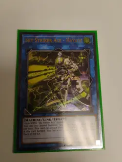 YUGIOH SKY STRIKER ACE HAYATE OP10-EN002 ULTIMATE RARE NM - Image 1