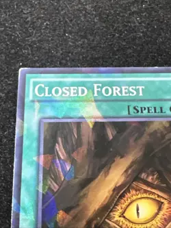 Yugioh- 1X Closed Forest - Shatterfoil Rare - 1st Edition - BP03-EN171 LP - Image 3