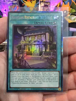 Nouvelles Restaurant “At Table" WISU-EN035 1st Ultra Rare NM Yugioh Card - Image 1