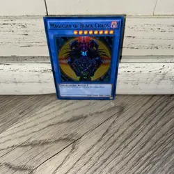 🔥 YUGIOH Magician of Black Chaos YGLD-ENC01 ULTRA RARE HOLOGRAPHIC NEAR MINT - Image 1