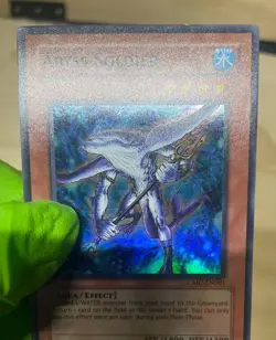Yugioh Abyss Soldier Capsule Monster Coliseum CMC-EN001 Super Rare PS2 Promo LP - Image 3