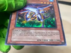 Yugioh Abyss Soldier Capsule Monster Coliseum CMC-EN001 Super Rare PS2 Promo LP - Image 4