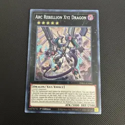 Yugioh! Arc Rebellion Xyz Dragon - PHRA-EN041 - Secret Rare - 1st NM - Image 1